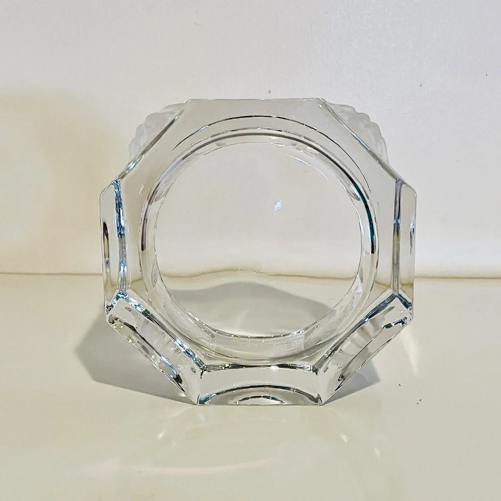 Versace x Rosenthal Medusa Lumiere Clear Crystal Bottle Coaster